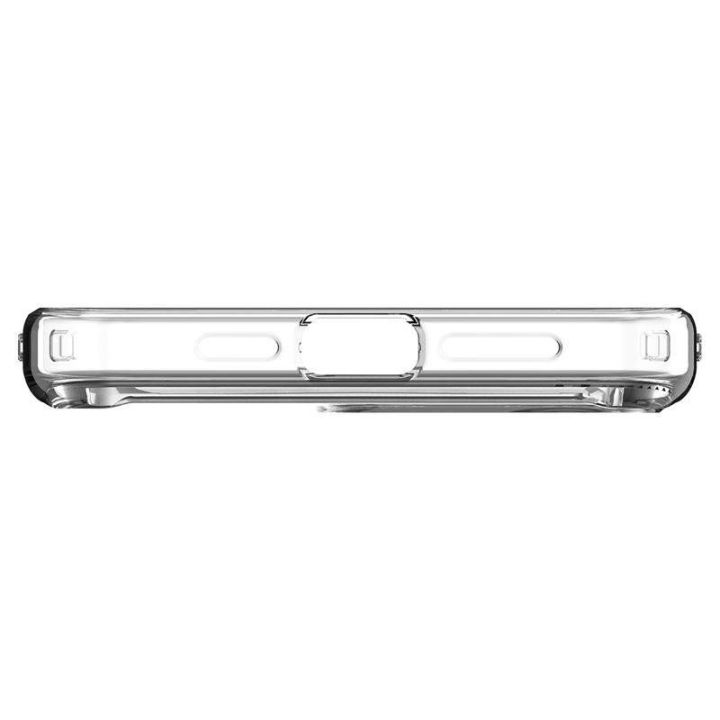 Spigen Ultra Hybrid S MagSafe dėklas su stovu iPhone 15 Pro - skaidrus