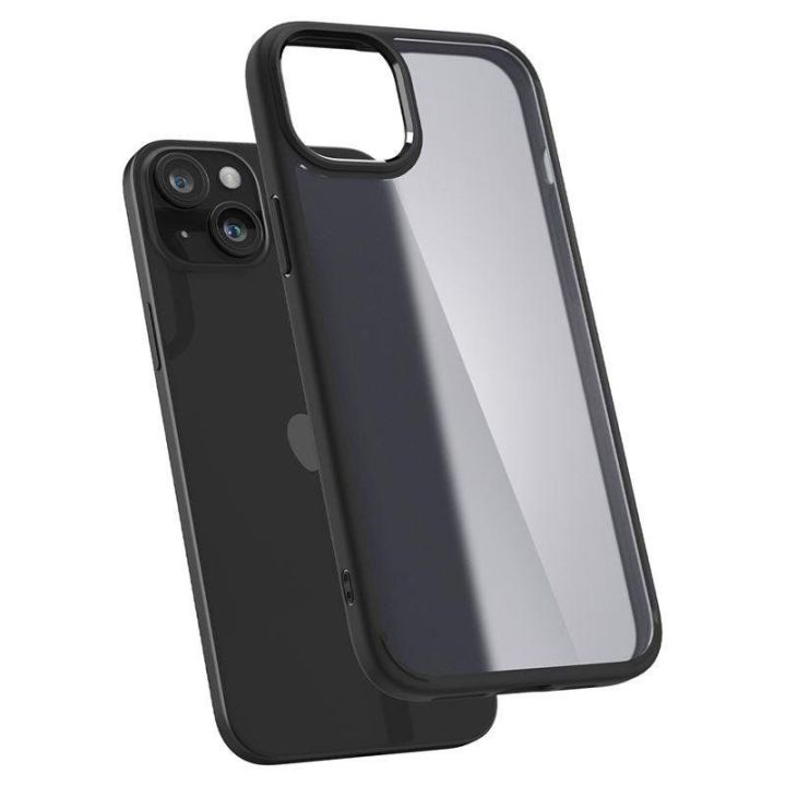 Spigen Ultra Hybrid , matinės juodos spalvos - iPhone 15 Plus