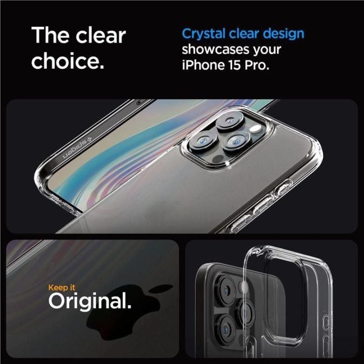 SPIGEN ULTRA HIBRIDINIS IPHONE 15 PRO FROST CLEAR