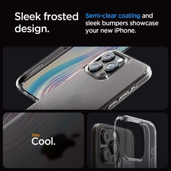 SPIGEN ULTRA HIBRIDINIS IPHONE 15 PRO FROST CLEAR