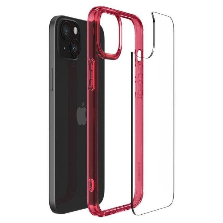 Spigen Ultra Hybrid , raudonas kristalas - iPhone 15 Plus