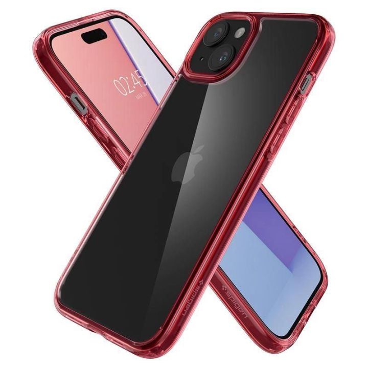 Spigen Ultra Hybrid , raudonas kristalas - iPhone 15 Plus