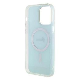 Įrankis Guess IML Iridescent MagSafe do iPhone 15 Pro Max - turkusowe