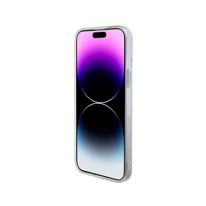 Įrankis Guess IML Iridescent MagSafe do iPhone 15 Pro Max - turkusowe