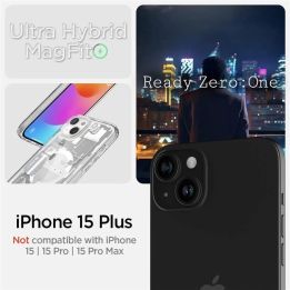 SPIGEN ULTRA HYBRID MAG MAGSAFE IPHONE 15 PLUS ZERO ONE WHITE