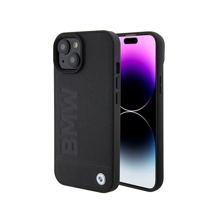 Dėklas BMW Signature Logo Imprint MagSafe do iPhone 15 - nuotraukos