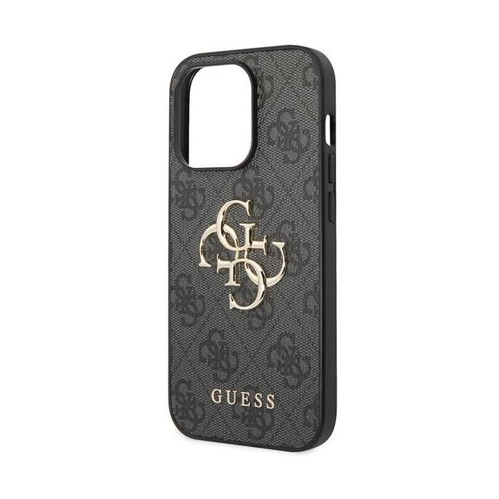 Guess dėklas GUHCP15L4GMGGR, skirtas iPhone 15 Pro - pilkas
