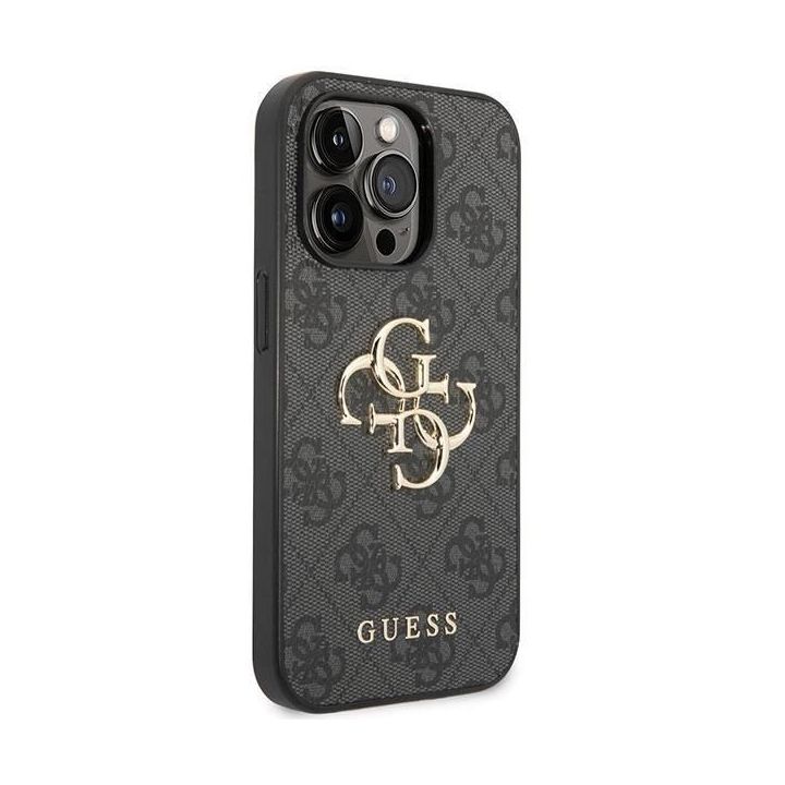 Guess dėklas GUHCP15L4GMGGR, skirtas iPhone 15 Pro - pilkas