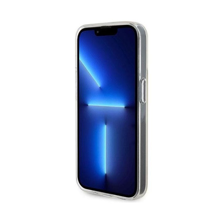 Guess IML Faceted Mirror Disco Iridescent į iPhone 15 Pro Max - rožinės spalvos