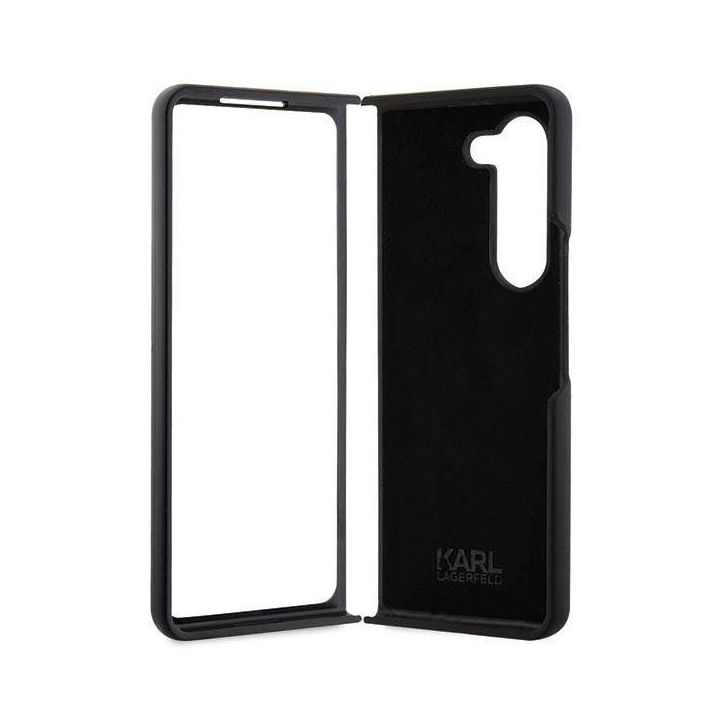 Dėklas Karl Lagerfeld Silicone Ikonik do Samsung Galaxy Z Fold 5 - Juodos spalvos