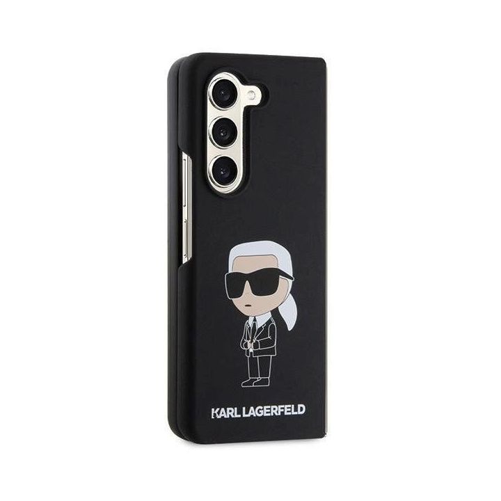 Dėklas Karl Lagerfeld Silicone Ikonik do Samsung Galaxy Z Fold 5 - Juodos spalvos