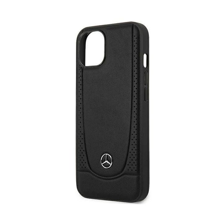 Dėklas Mercedes odinis miestietiškas iPhone 15 Plus - rankinis