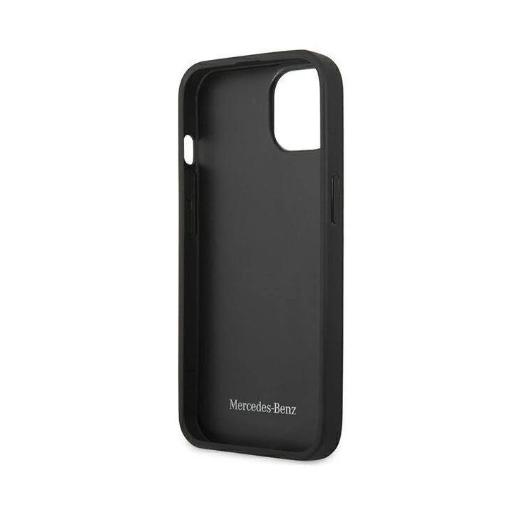Dėklas Mercedes odinis miestietiškas bengaliukas į iPhone 15 - raudona