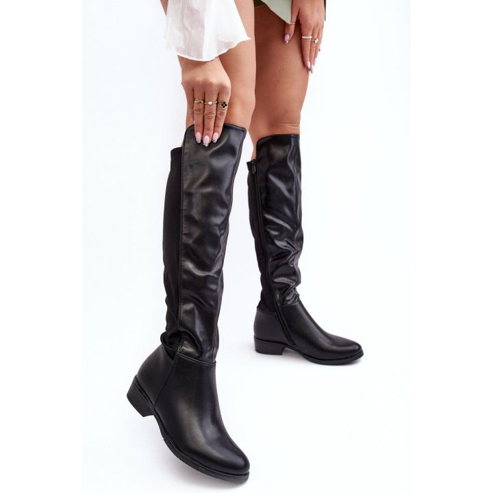 odiniai Ilgaauliai batai SBarski HY27098A Black