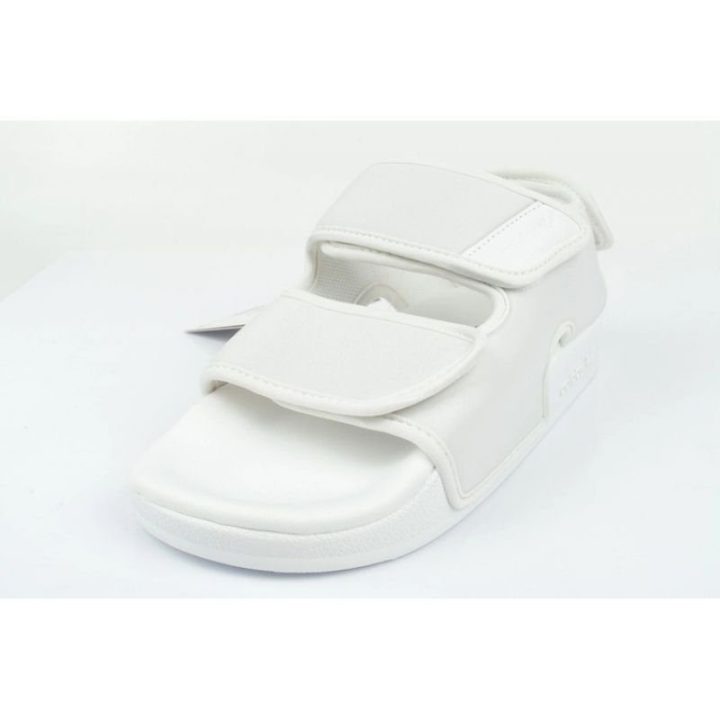 Basutės su reguliuojamu užsegimu adidas Adilette, baltos