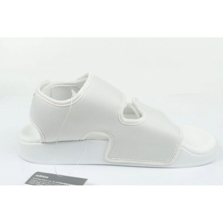Basutės su reguliuojamu užsegimu adidas Adilette, baltos