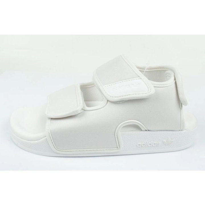 Basutės su reguliuojamu užsegimu adidas Adilette, baltos