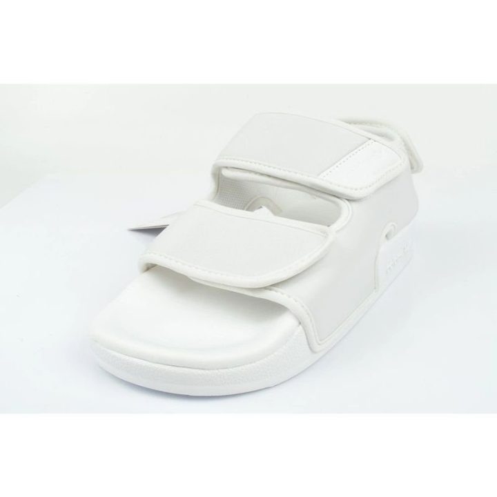 Basutės su reguliuojamu užsegimu adidas Adilette, baltos