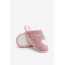klasikinės šlepetės su vilnoniu pamušalu Pink Mabira