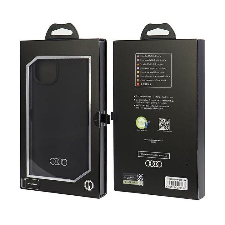 Dėklas Audi silikoninis dėklas iPhone 15 Plus - nuotraukos