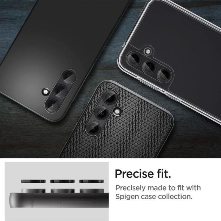 SPIGEN OPTIK.TR EZ FIT KAMEROS APSAUGA 2 VNT. GALAXY S23 FE JUODA