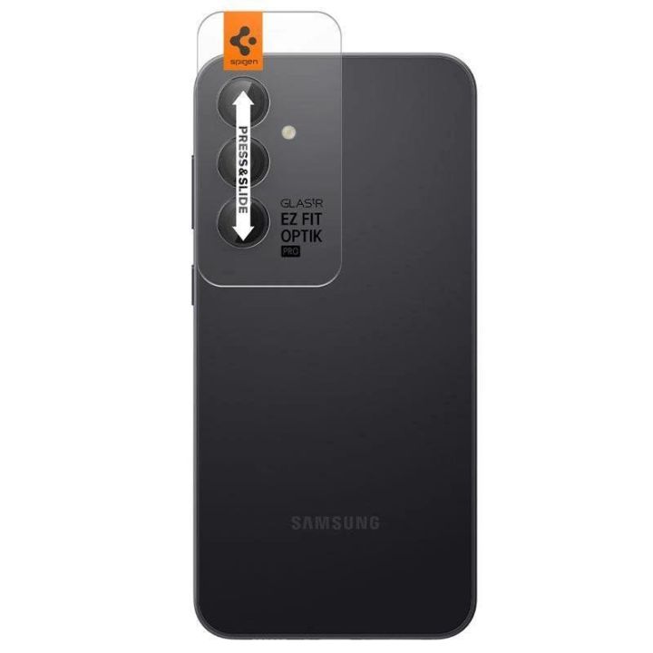 SPIGEN OPTIK.TR EZ FIT KAMEROS APSAUGA 2 VNT. GALAXY S23 FE JUODA