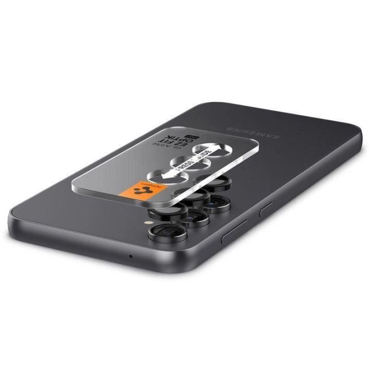 SPIGEN OPTIK.TR EZ FIT KAMEROS APSAUGA 2 VNT. GALAXY S23 FE JUODA