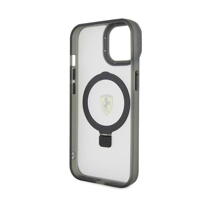 Ferrari Ring Stand 2023 Collection MagSafe dėklas iPhone 15 - skaidrus