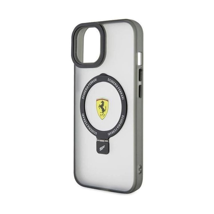 Ferrari Ring Stand 2023 Collection MagSafe dėklas iPhone 15 - skaidrus
