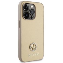 Guess Strass metalinis logotipas iPhone 15 Pro Max - šonas