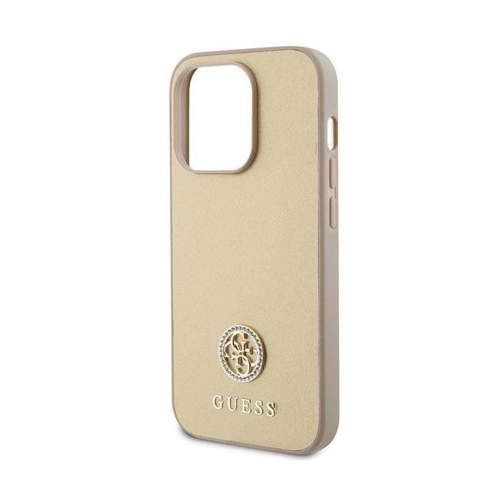 Guess Strass metalinis logotipas iPhone 15 Pro Max - šonas