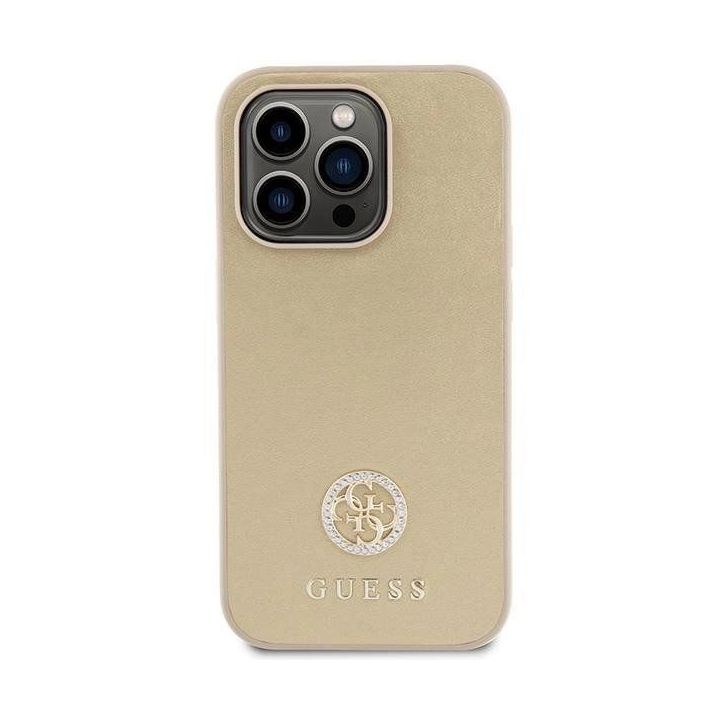 Guess Strass metalinis logotipas iPhone 15 Pro Max - šonas