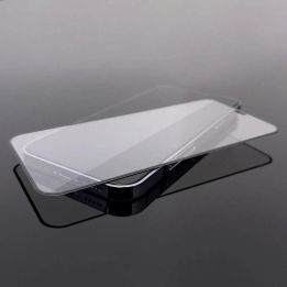 Itin tvirtas, pilnai klijuojamas grūdintas stiklas per visą ekraną su rėmeliu patogiu dėklu Apple iphone xr / iphone 11 black