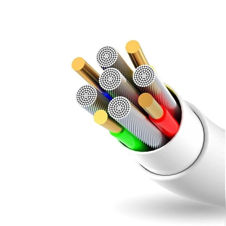 kabelis USB / Lightning 3A 1m baltas (L1L baltas)