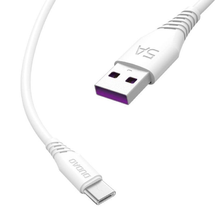 kabelis USB / USB Type C 5A kabelis 2m baltas (L2T 2m baltas)