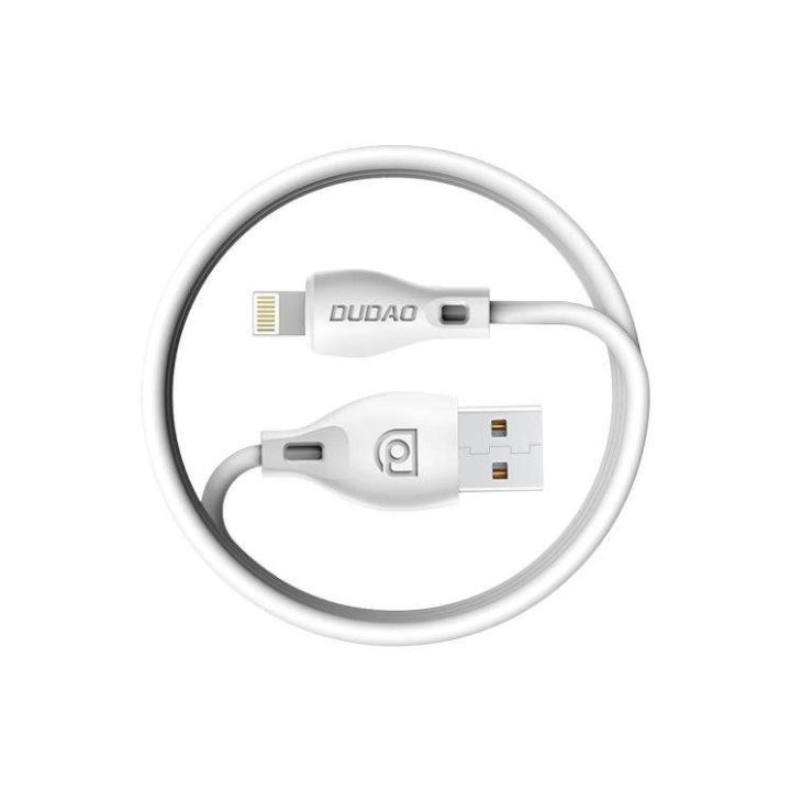 kabelis USB / Lightning kabelis 2.4A 1m baltas (L4L 1m baltas)
