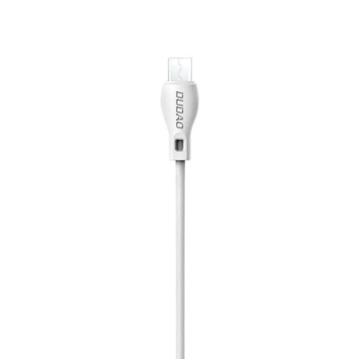 kabelis mikro USB laidas 2.4A 2m baltas (L4M 2m baltas)