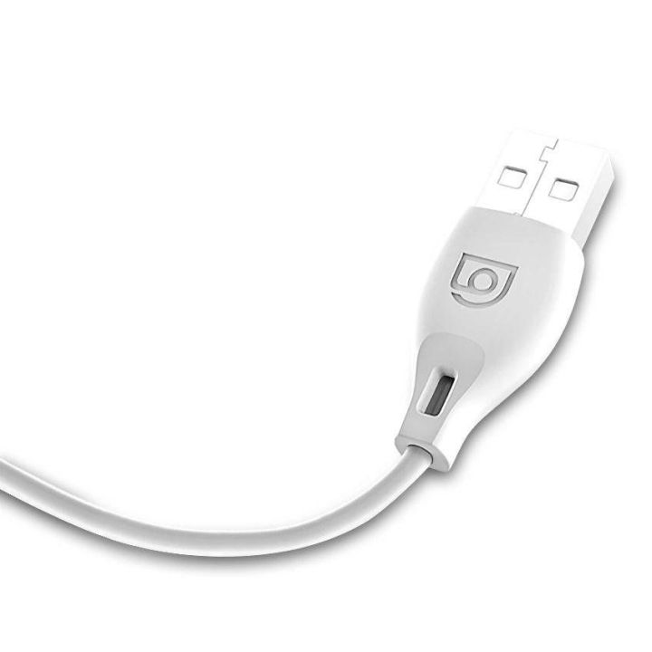 kabelis mikro USB laidas 2.4A 2m baltas (L4M 2m baltas)