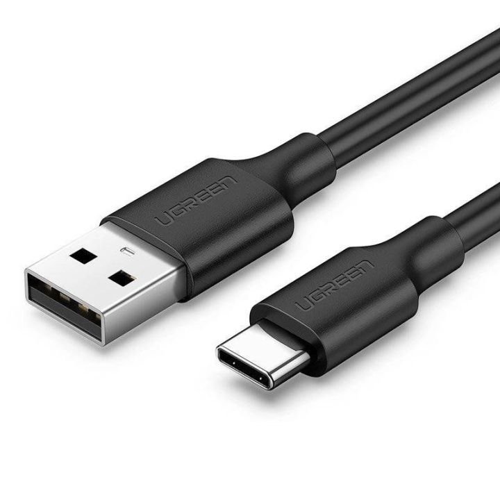 USB kabelis – USB Type C 2 A 2m juodas kabelis (60118)