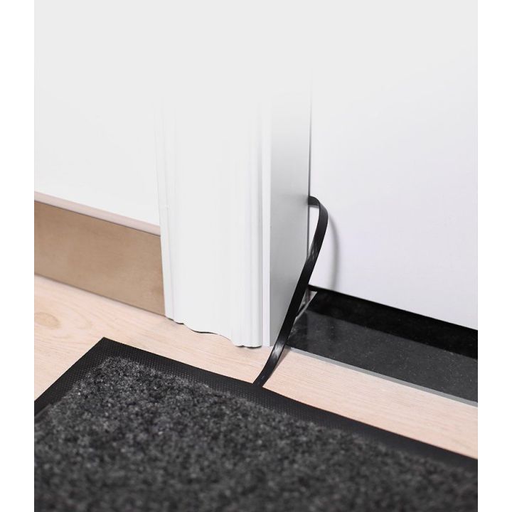 Plokščias interneto tinklo kabelis Ethernet kabelis RJ45 Cat 6 UTP 1000 Mbps 2 m juodas (50185)