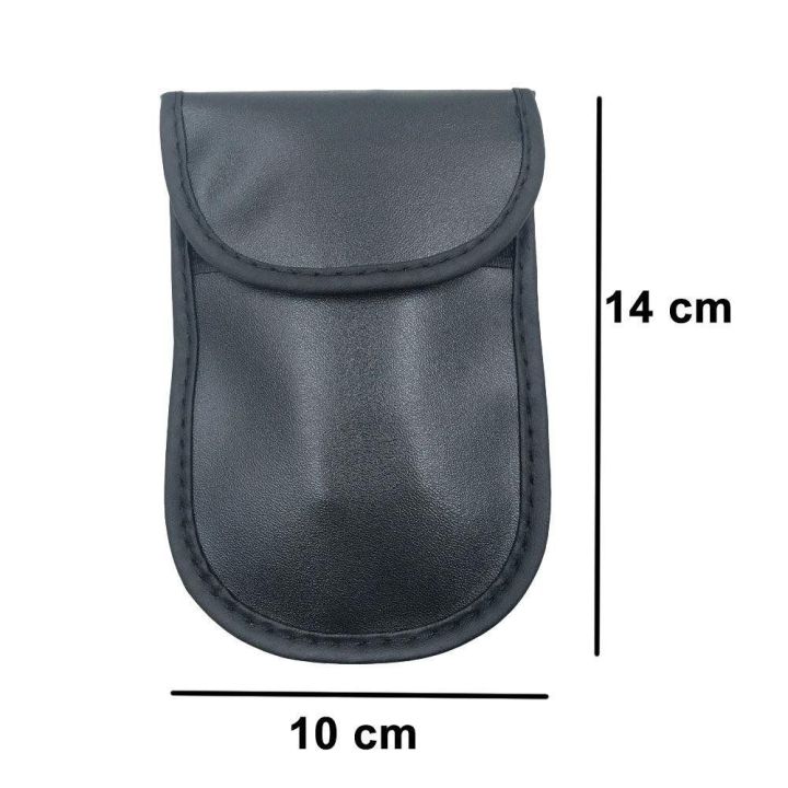 Prieš vagystę apsaugotas automobilio raktų dėklas radijo blokavimo dėklas be raktų Faraday Box Faraday Cage 14 cm su 10 cm juoda