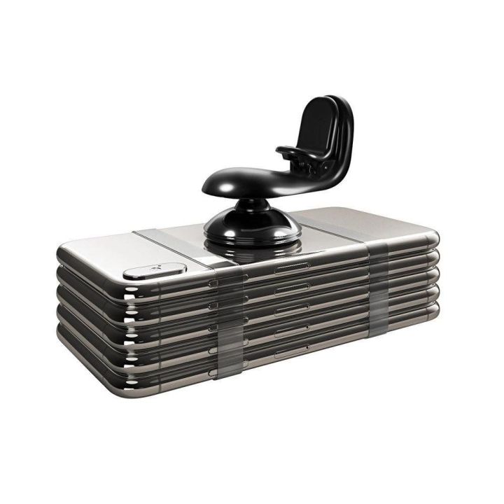 Magnetinis laikiklis automobilio grotelėms 360 juodas (WMH-03)