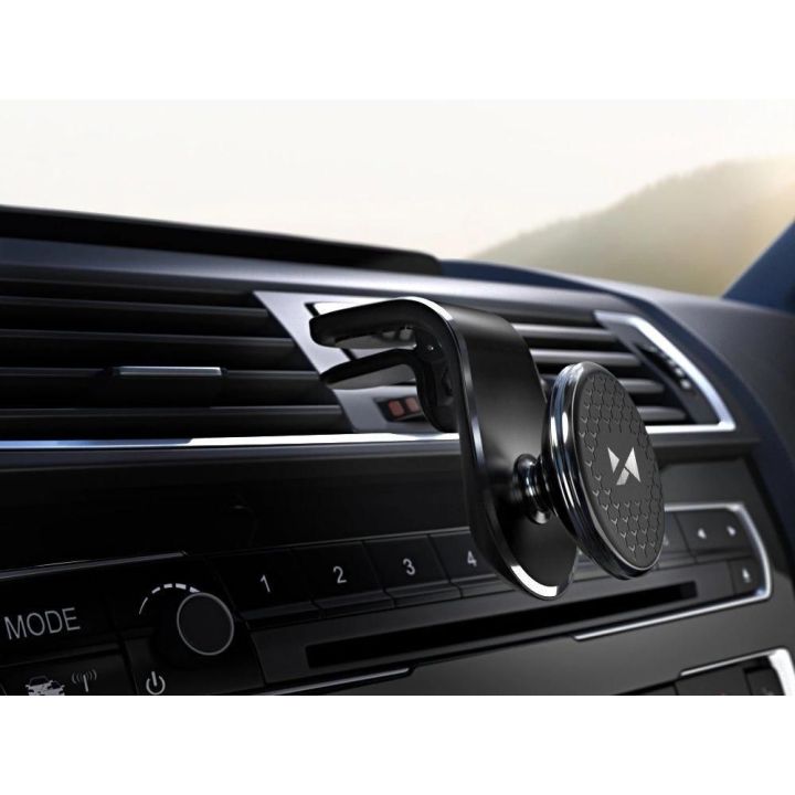 Magnetinis laikiklis automobilio grotelėms 360 juodas (WMH-03)