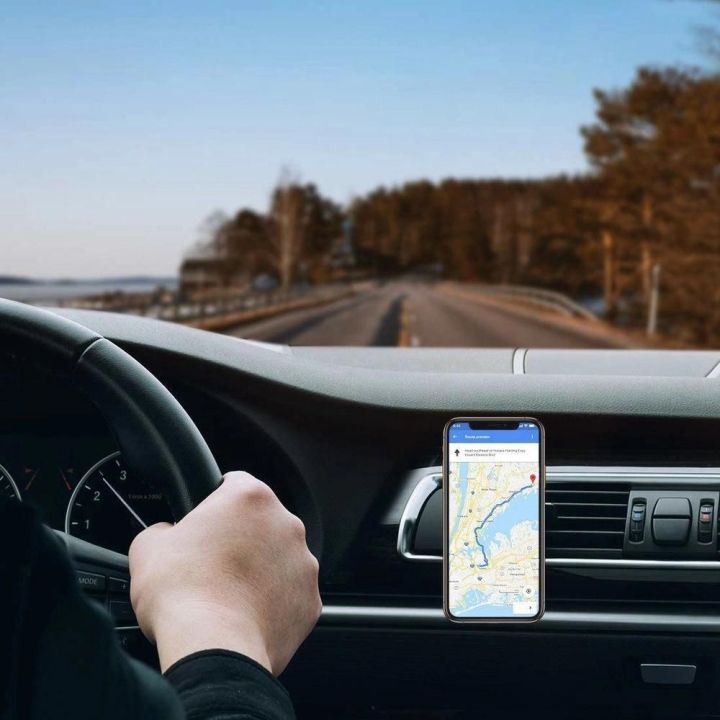 Magnetinis laikiklis auto grotelių juodas (WMH-04)
