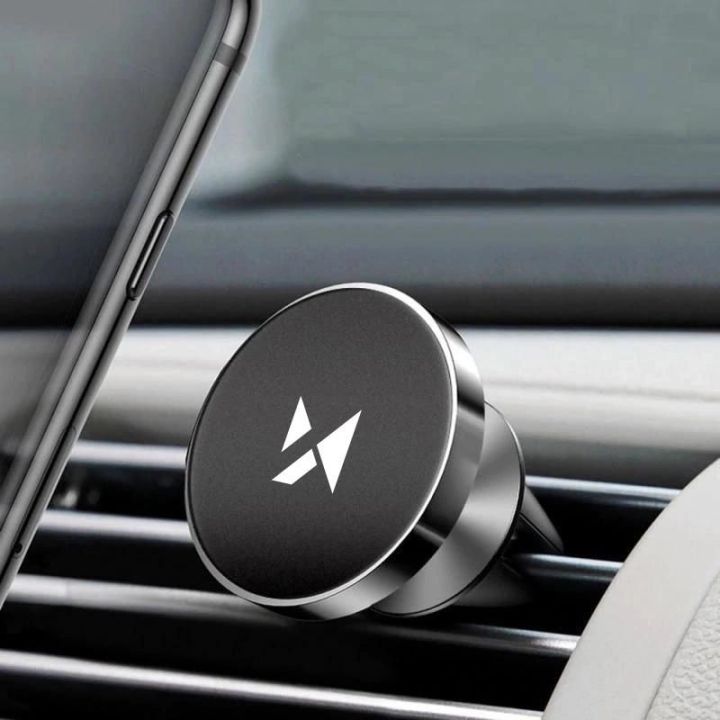 Magnetinis laikiklis auto grotelių juodas (WMH-04)