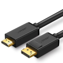 Vienkryptis DisplayPort ir HDMI kabelis 4K 30Hz 32 AWG 1,5 m juodas (DP101 10239)