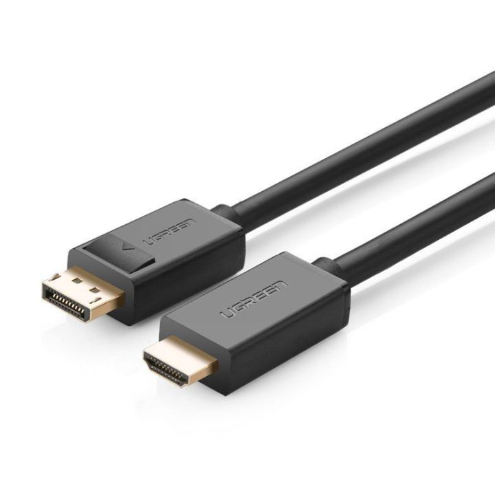 Vienkryptis DisplayPort ir HDMI kabelis 4K 30Hz 32 AWG 1,5 m juodas (DP101 10239)