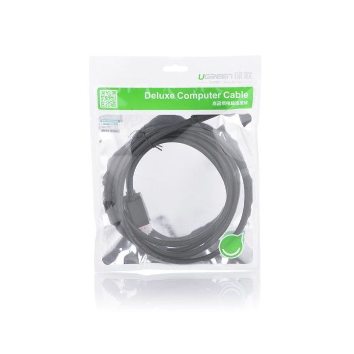 Vienkryptis DisplayPort ir HDMI kabelis 4K 30Hz 32 AWG 1,5 m juodas (DP101 10239)