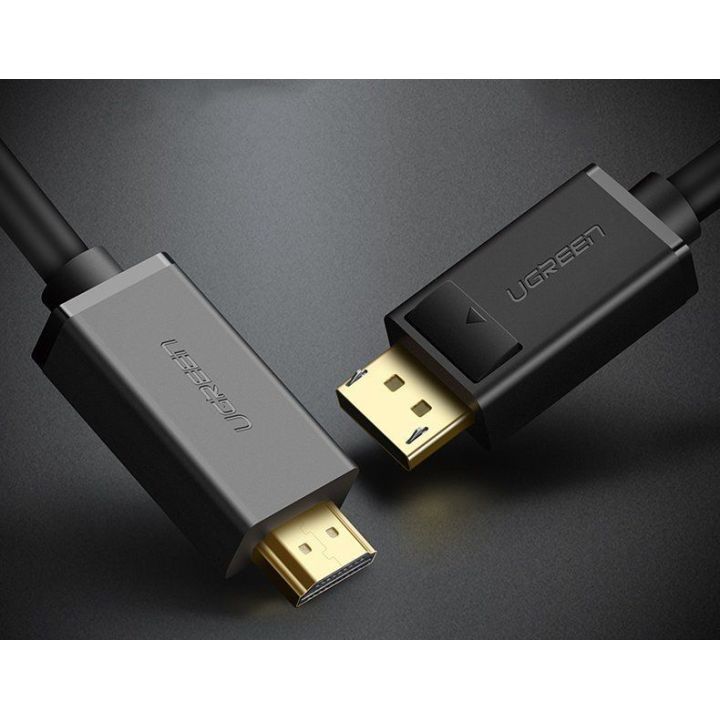 Vienkryptis DisplayPort ir HDMI kabelis 4K 30Hz 32 AWG 1,5 m juodas (DP101 10239)