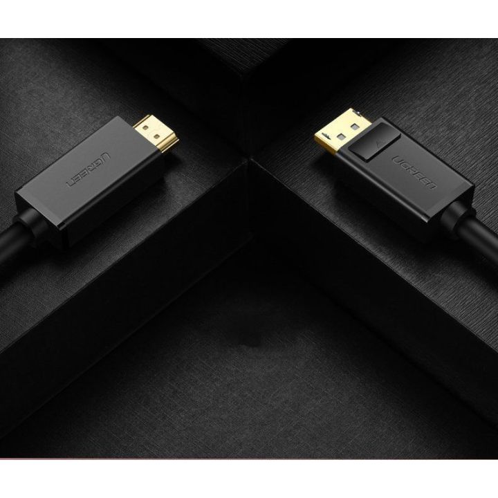 Vienkryptis DisplayPort ir HDMI kabelis 4K 30Hz 32 AWG 1,5 m juodas (DP101 10239)